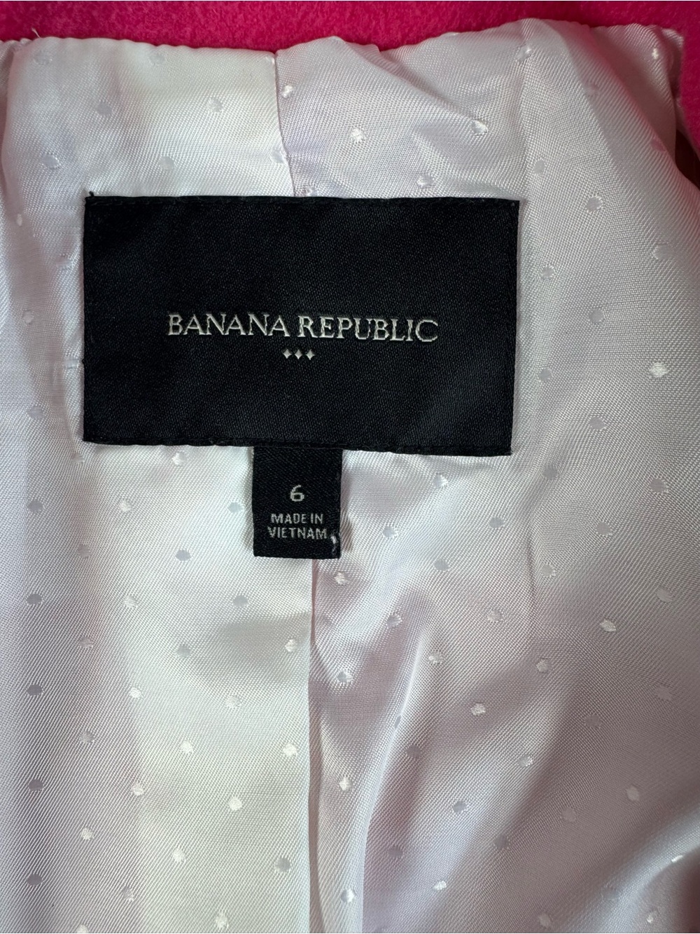 Banana Republic Hot Pink Single-Button Blazer - Picture 2 of 7